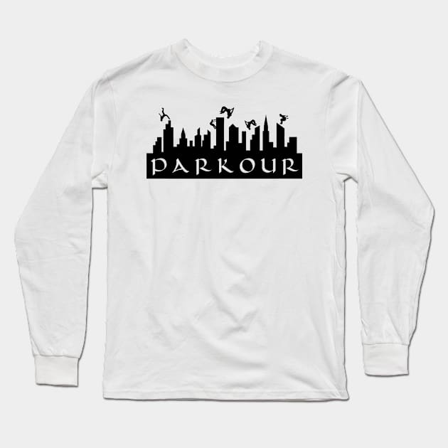 parkour Long Sleeve T-Shirt by Teeeshirt